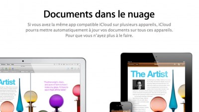 iCloud document nuage