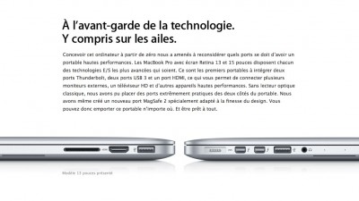 macbook pro technologie 13