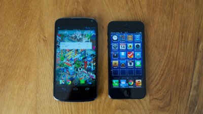 iPhone 5 Nexus 4